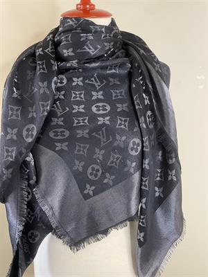 LV Scarf Grey  - Square 140 x 140cm