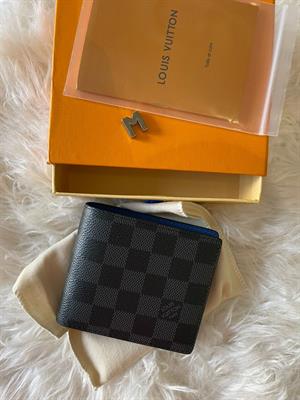 LV Wallet for Men Blue 