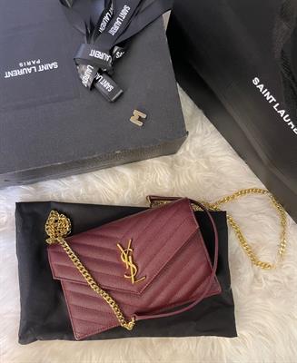 YSL Maroon WOC 19cm 