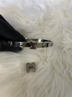 LV Silver Unisex bangle 