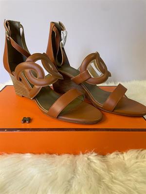 Hermes birsbane sandal brown EU 41