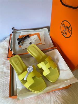 Hermes Oran yellow - Size 39 - premium