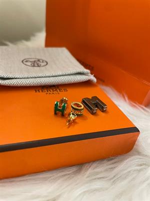 Hermes POP H earrings - Green 