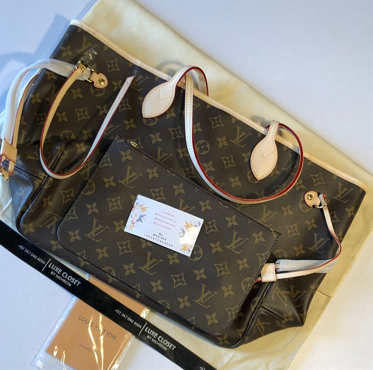 Buy online Lv Neverfull With Pouch In Pakistan, Rs 5200
