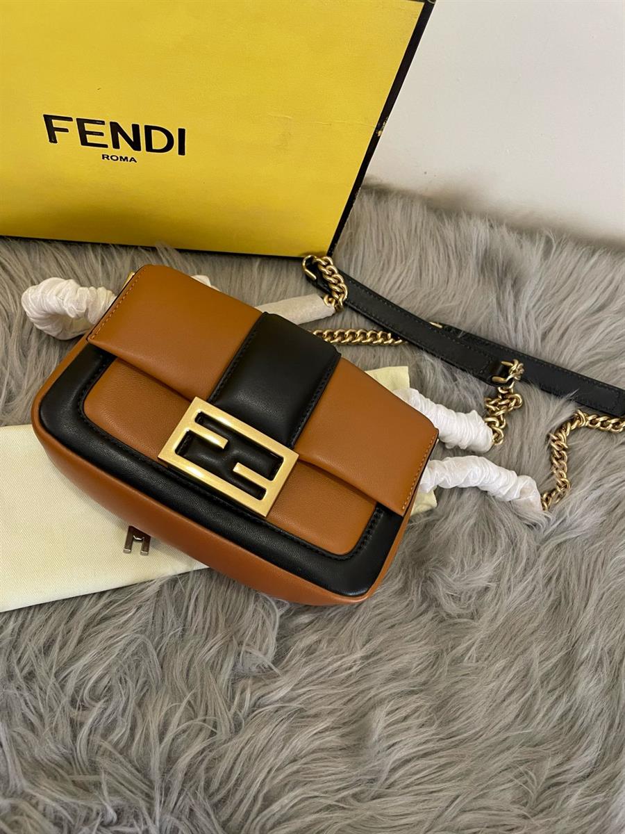 Fendi mini best sale baguette chain