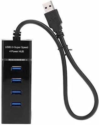 CARE CASE® 4 Port USB 3.0 HUB with 1.2m Log Wire 4 Port USB 3.0 Hi - Speed Hub Support 1 TB HDD 1.2m Log Wire USB 