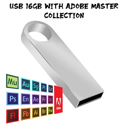 16GB USB Stick with adobe Master Collection