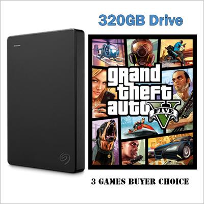 Portable Game Drive 320GB Full Of Games Hard Disk External Drive USB Buyer Choice Games