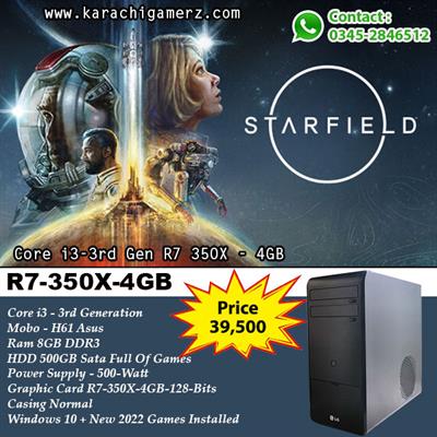 Gaming PC Core i3 3rd Gen with R7-350X 4GB 128Bits New 2022 Game Installed