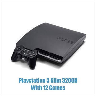 Playstation 3 Jailbreak with 320GB Drive 12 Games Installed Buyer Choice 2 Wireless Controller 