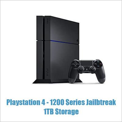 Playstation 4 1200 series jailbreak 1TB with 15 Games Installed Used No Box