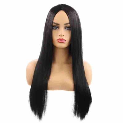 Full head wig for girls natural colour