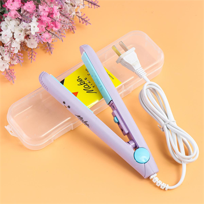 MINI HAIR STRAIGHTENER Traveling Electronic flat iron aluminums plates portable new mini hair iron car EASY charge mini Small hair straightener multicolor