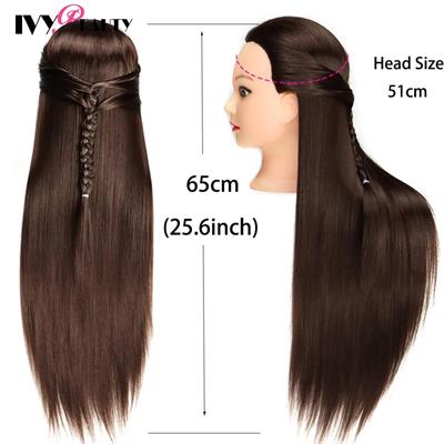 Hair Hairdressing Doll Mannequin Head for Hairstyles Model for Braiding Dummy Training Wig Head