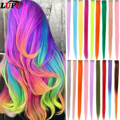 Pack Of 6 One Clip Hair Extension-Multi Colors 