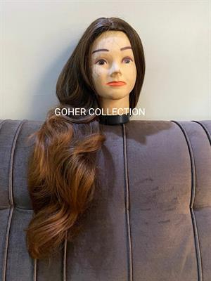  Full Head Wig Matt Finish - Golden hairs color