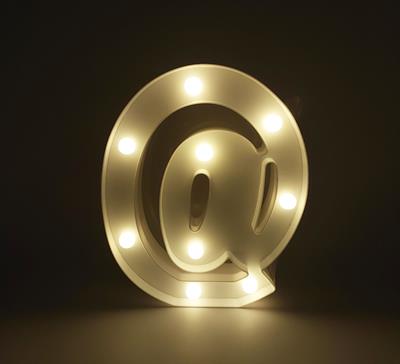 @ LED ALPHABET - BATTERY OPERATED LED LETTERS FOR TABLE DECORATION