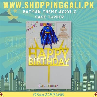 BATMAN CAKE TOPPER FOR CAKE DECORATION