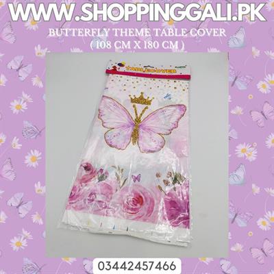 BUTTERFLY TABLE COVER FOR TABLE DECORATION ( 108 CM X 180 CM )