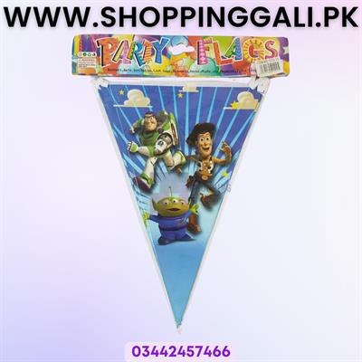 TOY STORY THEME BUNTINGS - PACK OF 10 TOY STORY FLAGS BANNER