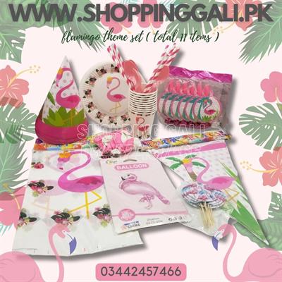 FLAMINGO THEME BIRTHDAY PARTY SET 3