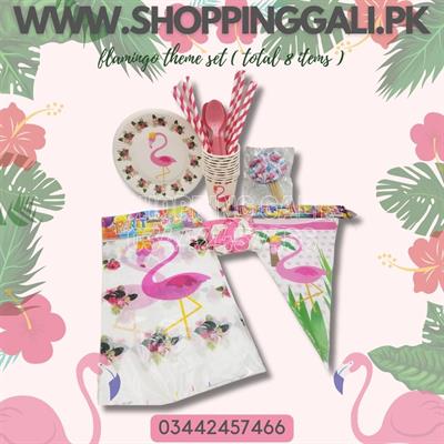 FLAMINGO THEME BIRTHDAY PARTY SET 2