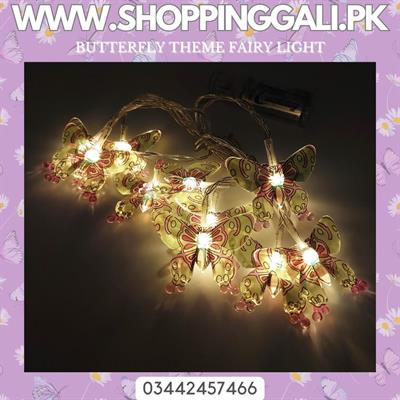 BUTTERFLY FAIRY LIGHTS 10 LED GOLDEN FAIRY LIGHT FOR ROOM DECORATION