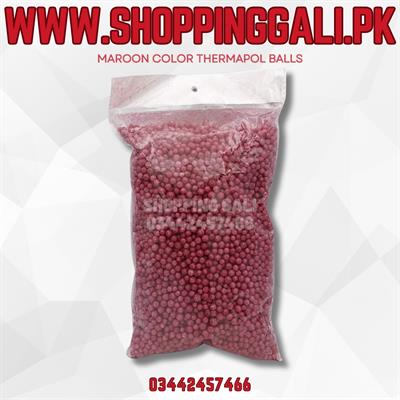 MAROON THERMAPOL BALLS PACKET FOR GIFT DECORATION