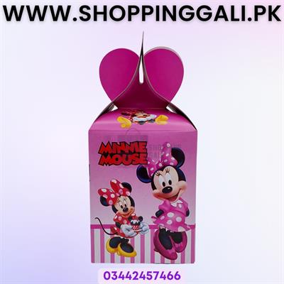 MINNIE MOUSE THEME GOODY BOX - PACK OF 10 GOODY BOX - MINNIE MOUSE GOODY BOX