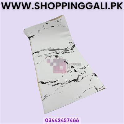 WHITE BLACK SHEET MARBLE DESIGN BOUQUET SHEET PACK OF 20 SHEETS ( 22.5 INCH X 22.5 INCH )