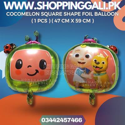 COCOMELON SQUARE SHAPE FOIL BALLOON ( 47 CM X 59 CM )