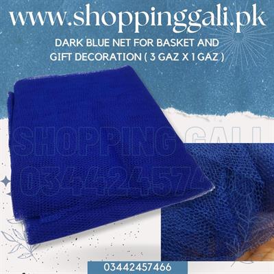 DARK BLUE NET ROLL FOR GIFT DECORATION BASKET DECORATION AND BOX DECORATION