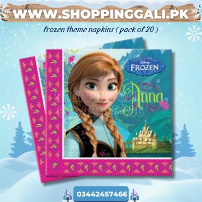 FROZEN NAPKINS ( PACK OF 20 TISSUE PAPER )