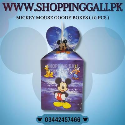 MICKEY MOUSE GOODY BOXES ( PACK OF 10 GIFT BOXES )