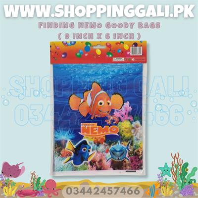 FINDING NEMO GOODY BAGS ( PACK OF 10 GIFT BAGS )