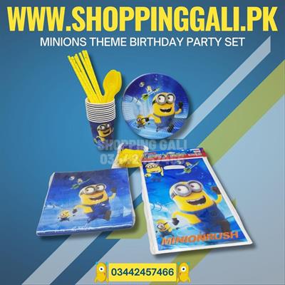 MINIONS BIRTHDAY PARTY THEME SET 1