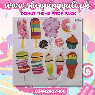 DONUT PROPS ( PACK OF 12 DONUT PROPS )