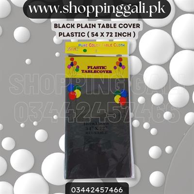 BLACK COLOR TABLE COVER ( 54 INCH X 72 INCH )