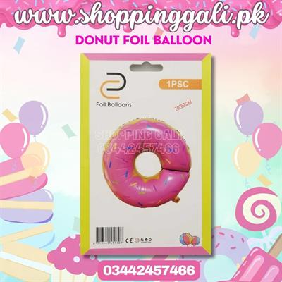 DONUT FOIL BALLOON - CANDY THEME FOIL BALLOON - DONUT THEME FOIL BALLOON