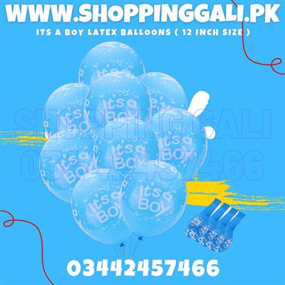 ITS A BOY LATEX BALLOONS ( PACK OF 50 BALLOONS )