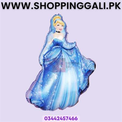 Large Cinderella Princess Foil Balloon - 35 Inch - Balloon Decoration Items - Pink - Girls - Pack Of 1