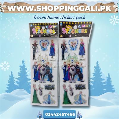 FROZEN STICKERS PACK FOR NOTEBOOK DIARY DECORATIONS ( PACK OF 4 STICKERS )