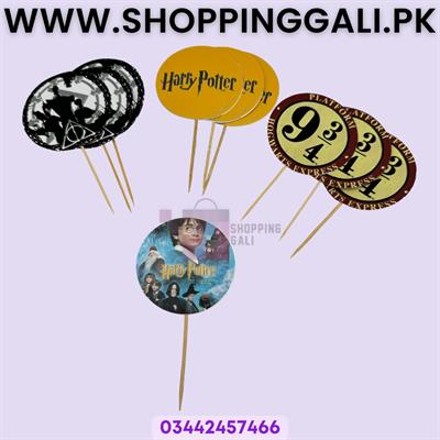 HARRY POTTERS CUPCAKE TOPPERS ( PACK OF 10 CUPCAKE TOPPERS )