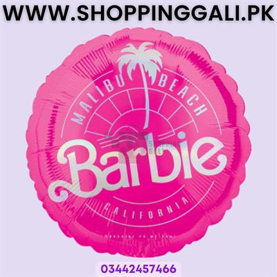 Barbie Malibu Beach Foil Balloon - 18 Inch - Balloon Decoration Items - Pink - Girls - Pack Of 1