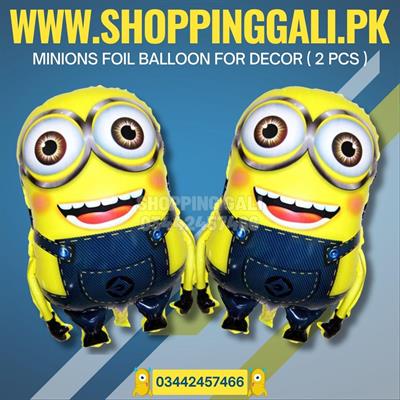 MINIONS FOIL BALLOONS ( PACK OF 2 FOIL BALLOONS )