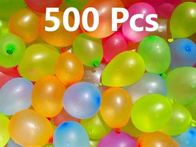 500 WATER BALLOONS IN A PACKET - PARTY FUN WATER BALLOON