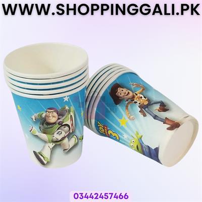 TOY STORY THEME PAPER CUPS - PACK OF 10 PAPER CUPS