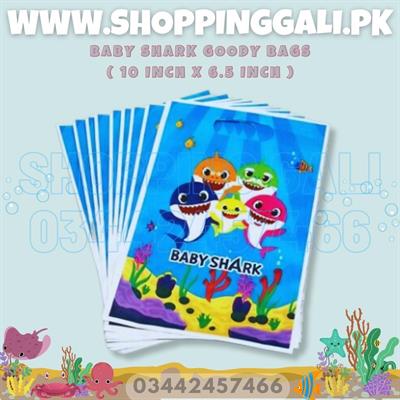 BABY SHARK GOODY BAGS ( PACK OF 10 GIFT BAGS )