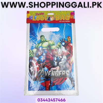 AVENGERS THEME GOODY BAGS - PACK OF 10 GOODY BAGS - AVENGERS GOODY BAGS