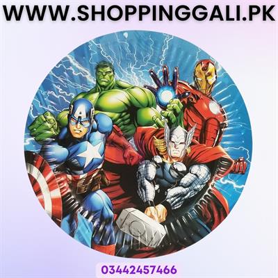 AVENGERS THEME PAPER PLATES - PACK OF 10 AVENGERS PARTY PLATES - AVENGERS PLATES - BIRTHDAY DECORATION ITEMS